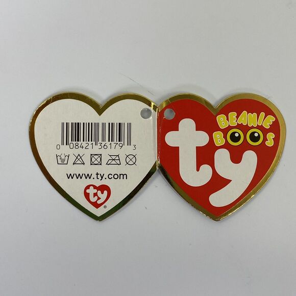 Beanie Boo Pegasus 6” Plush Ty Silk White Unicorn Stuffed Animal Toy Loose Tag - Picture 11 of 12